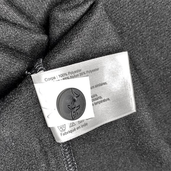 Greg Norman Pullover Men Sweater XL Button Mock Neck Long Sleeve Pocket Blk/Grey - Picture 9 of 12